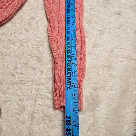 Vintage Glen Kaylin Pink 100% Pure Shetland Wool Knit Sequin Detail Sweater S - Picture 6 of 10